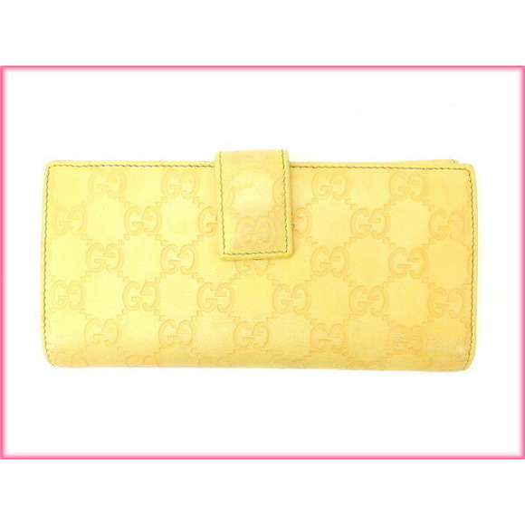 Gucci yellow long Wallet ssima - Picture 1 of 6